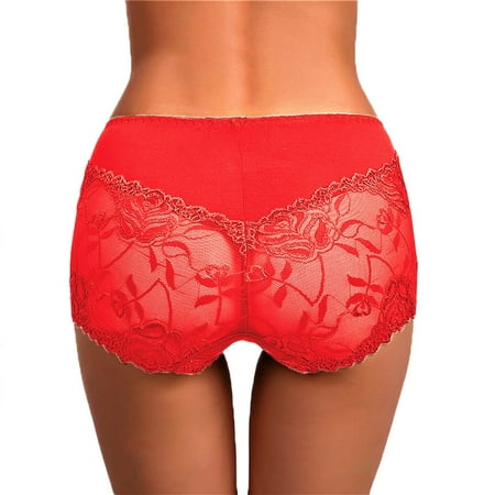 Pack of Panties Bikini Lower Waist Trainer Women Lace Sexy Panties Underwear G String Thongs Lingerie For Women Bikini Brief Underwear Panties For Women