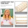 thumbnail image 4 of Miangastore 1pc Wooden Test Tube Rack Practical Test Tube Stand Test Tube Storage Rack, 4 of 9