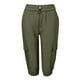 thumbnail image 4 of WILLBEST Pantalones Casuales para Mujer, Cintura Elástica, Bolsillos, Color Liso, para el Trabajo Diario. Grande, 4 of 4