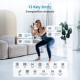 thumbnail image 4 of RENPHO Smart Scale for Body Weight, FSA&HSA Eligible, Digital Bathroom Scale BMI Weighing Bluetooth Body Fat Scale, Body Composition Monitor Health Analyzer with Smartphone App, 400 lb, 4 of 8