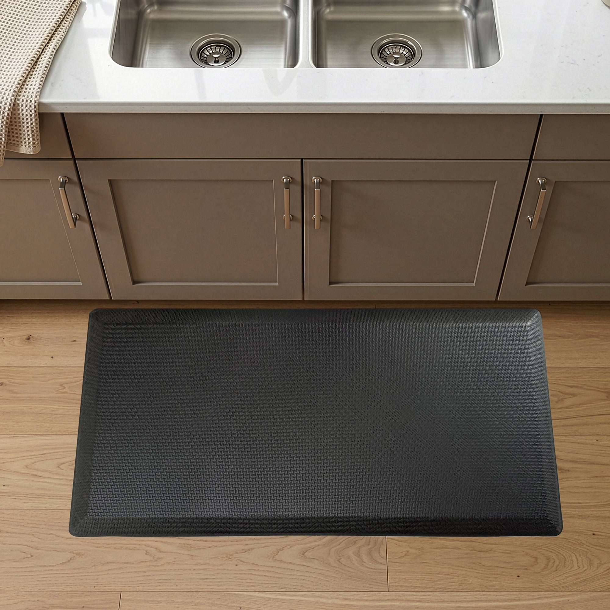 Allure Extra Comfort Anti Fatigue Mat 20x39 - Diamond - Black