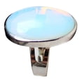 thumbnail image 2 of Vintage Moonstone Gemstone Oval Wedding Band Aniversario Mujer Joyería - Ópalo Sunnimix Anillo ovalado de Cystal, 2 of 6