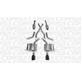thumbnail image 3 of Corsa Performance Exhaust System Kit 14459BLK Sport Cat Back System; Stainless Steel; With Resonators; With Mufflers; 3 Inch Pipe Diameter; Dual Exhaust With Dual Exit; Split Rear Exit, 3 of 4