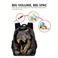 thumbnail image 1 of Hexang 16" Cool Dinosaur Backpack School Bag Student Backpack 3D Backpack Student Bag Travel Bag Computer Bag, 1 of 7