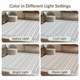thumbnail image 7 of ODIKA Hallway Contemporary Lattice Web Striped Band Pile Way Grey for Dining Room, Large Office, Lounge, Non-Slip Chair-Friendly, 7 of 7