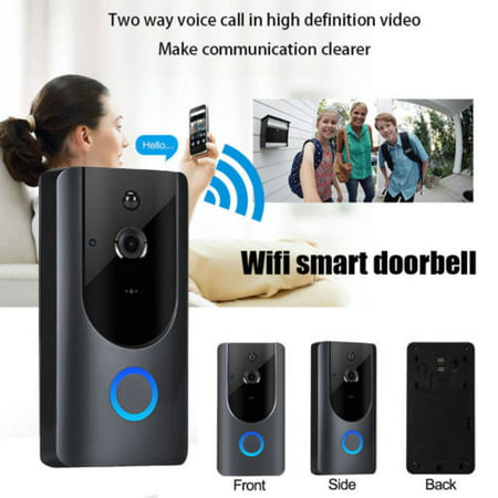 WiFi Ring Doorbell Smart Wireless Bell Video Camera Phone Control Home