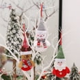thumbnail image 4 of Advancent Pelusas Árbol de Navidad Colgante Reutilizable Hotel Restaurante Centro comercial Ramas Colgante Adorno Accesorios Papá Noel Type3 NO3, 4 of 6