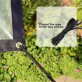 thumbnail image 5 of Thicken Clear Tarp Waterproof - Anti-Tear Garden Rainproof Transparent Poly Tarpaulin, Windproof & Snowproof Shed Cloth with Grommets Rope for Henhouse Porch Greenhouse Camping, 5 of 7