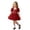 dress 285Red180, variant on HAYIMI Toddler Girls Short Sleeve Holiday Bowknot Dress Dance Party Dresses Clothes Comfort Sundress