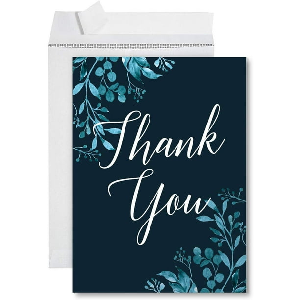 Koyal Wholesale Big Jumbo Thank You Card With Envelope 8.5 x 11 inch