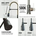 thumbnail image 4 of VIGO Brant Single Handle Pull-Down Sprayer Kitchen Faucet in Matte Brushed Gold and Matte Black, 4 of 14