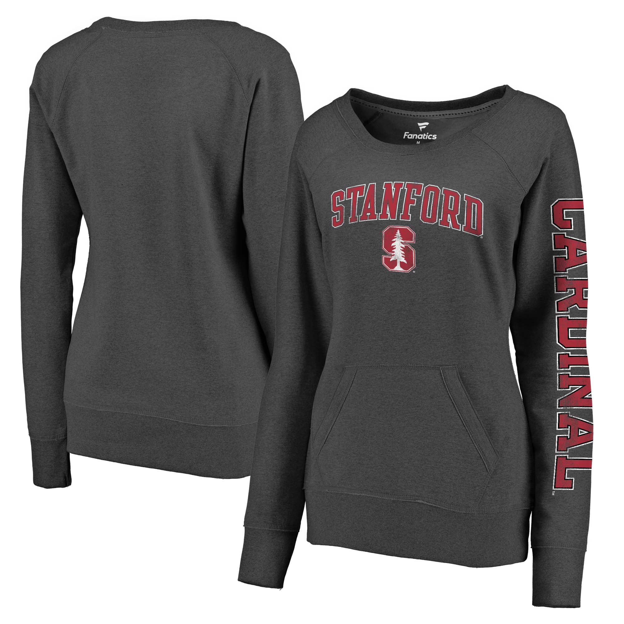 Stanford Cardinal Fanatics Branded Women's Distressed Arch Over Logo