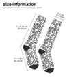 thumbnail image 5 of Balery Hand Drawn Snake Printed Novelty Socks Men's Women's Crew Socks Sports Socks Knee High Socks Cotton Socks Quirky and Cool Socks, 5 of 9