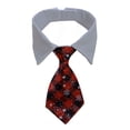 thumbnail image 1 of Pet Bow Tie Pets Tuxedo Costume Dressing-up Formal Photo-taking Gentle Party Accessory Hook and Loop Fasteners for Dogs and Cats Type 24 M, 1 of 6