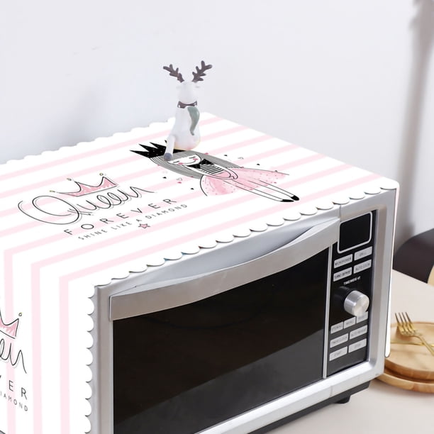 Paño para cubrir microondas, paño para cubrir microondas, cubierta para horno, cubierta antipolvo para horno, artesanía superior