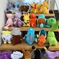 thumbnail image 4 of Nuevos peluches de Pokémon Gengar, Pansear, Oshawott, Lugia, Scorbunny, Caterpie, Butterfree, muñecos de peluche, juguetes de anime, pasatiempos, regalo para niños, 4 of 5
