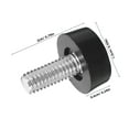 thumbnail image 2 of SKISUNO 40Ud Pies Ajustables Para Muebles Con Tornillo Y Plástica Para Nivelar, 2 of 7