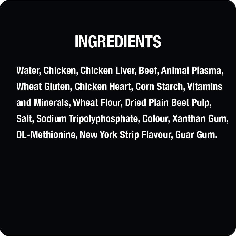 Cesar Filets in Sauce New York Strip Flavour Soft Wet Dog Food