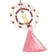 thumbnail image 3 of Colgante de madera de Buda para coche perfecl decoración colgante auspicioso 55cm accesorio Interior adorno Feng Shui Borlas rosas, 3 of 8