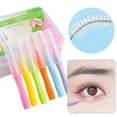 thumbnail image 2 of Microscopic Eyebrow Brush with Caps Brow Brush Lash Filler Eyebrow Lift Tools for Lash Extensions Brow Lamination Brush, 2 of 9