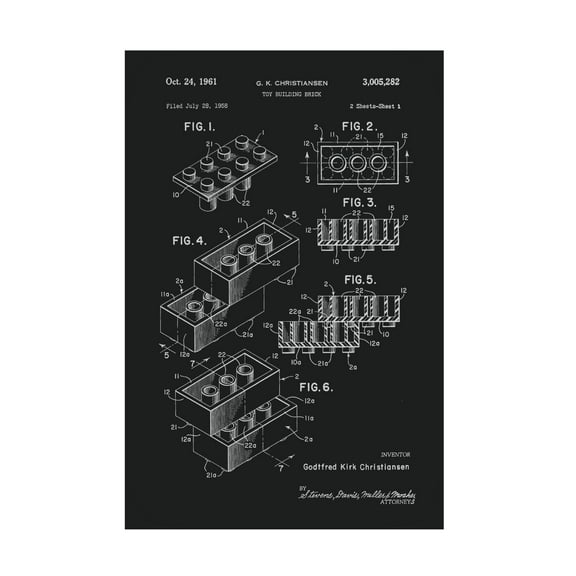 Trademark Fine Art Florent Bodart  Lego NAo2 Canvas Wall Art