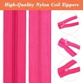 thumbnail image 5 of 45 Yards 15 Colors #5 Nylon Coil Zippers with 90Pcs Pull Heads, Scissor, Ruler for Clothes, Bag, Purse, 5 of 6