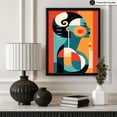 thumbnail image 3 of Poster Master Geometric Portrait Poster - Woman Print - Abstract Art - Modern Art - Trendy Art - Minimal Art - Gift for Men & Women - Chic Decor for Living Room or Bedroom - 11x14 UNFRAMED, 3 of 4