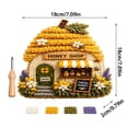 thumbnail image 7 of Whimsical Village 3D Fabric Poke Art Kit, Pumpkin Patch Cottage, Creative Craft Set, Flowers Activity Summer Gift Home Decor Craft for Adult Beginner Handmade Hobby Gift E, 7 of 7