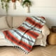 thumbnail image 3 of Manta de tejido maya Falsa Serape, 178 x 127 cm, suave y duradera, 3 of 4