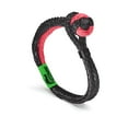 thumbnail image 2 of Bubba Rope 176746NGRB-L Heavy Duty 3/8" Synthetic Shackle NexGen PRO Gator Jaw Breaking Strength of 47,000 lb with HMPE in Red and Black, Accessory Ideal for Recovery and Towing Stuck Vehicle, 2 of 2