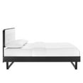 thumbnail image 6 of Modway Bridgette Full Wood Platform Bed With Angular Frame, Black/White, 6 of 12