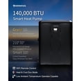 thumbnail image 2 of 140000 BTU Swimming Pool Heat Pump - Full DC Inverter Pool Heater for Above and In Ground Pools and Spas - Dual Heating and Cooling - APP Control - 220-240V, 2 of 6