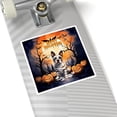 thumbnail image 4 of Mummy Boston Terrier Happy Halloween with Pumpkins Bats Spooky Fun Vinyl Sticker Gentleman Dog Lover Gifts Waterproof Decal Art Decor - 00019, 4 of 5