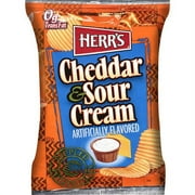 Herr's Rippled Cheddar & Sour Cream Potato Chips, 3.75 Oz.