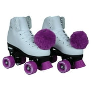 Epic Purple Princess Quad Roller Skates