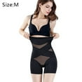 thumbnail image 2 of Tummy Control Body Shaper Shorts - High Waist Thigh Slimmer Panties Shapewear - Black - Black -M, 2 of 6
