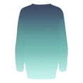 thumbnail image 4 of Sweatshirt for Women Fashion Printed Hoodies Casual Crewneck Long Sleeve Tops Loose Pullover Gradient Blouses, 4 of 5