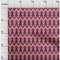 thumbnail image 1 of oneOone Tissu Popeline de Coton Chevron & Tourbillon Tissu Décor Imprimé BTY 56 Pouces de Large, 1 of 4