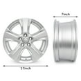 thumbnail image 2 of New 17" x 7" Replacement Rim for Toyota RAV4 2019-2023 Wheel Silver, 2 of 12