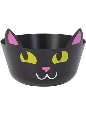 Halloween Black Cat Candy Treat Punch Bowl