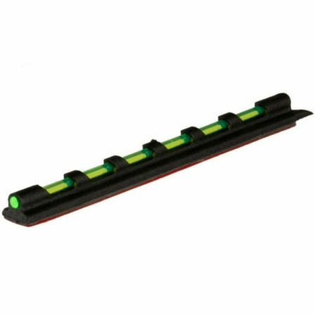 TRUGLO GLO-DOT UNIVERSAL SHOTGUN VENT RIB FIBER OPTIC GREEN BLACK