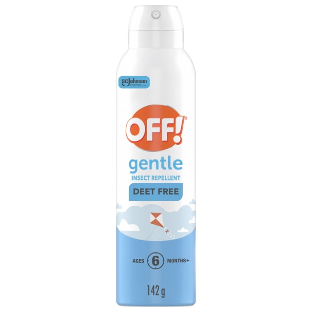OFF! Gentle Deet Free Insect Repellent, Bug Spray for up to 5 Hours of Protection