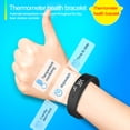 thumbnail image 4 of Pulsera Inteligente Negro Temperatura Corporal Automática Prueba Vibración Alarma Led Fitness Pulsera Methold EL008814-00, 4 of 5