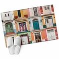 thumbnail image 6 of Puerto Rico Bathroom Rug Washable 2x3 Entryway Rug Non Slip Vintage Boho Style Door Gates Front Door Mat Low Pile Indoor Doormat Throw Floor Carpet for Kitchen Bedroom Entrance, 6 of 8