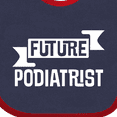 thumbnail image 4 of Inktastic Future Podiatrist Foot Doctor Boys or Girls Baby Bib, 4 of 4