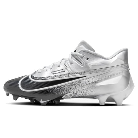 Nike Vapor Edge Elite 360 2 Men's Football Cleats (DA5457-003,Metallic Silver/Black-White) Size 8.5