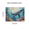 thumbnail image 3 of whale ocean coral reef Canvas Canvas Wall Art Living Room Bedroom Home Office Wall Decor Canvas Prints Wall Art, 3 of 6
