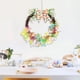 thumbnail image 5 of Anillo De Plástico Para Colgar Corona de Pascua colorida con huevos y conejitos, decoración de primavera para colgar en la puerta para fiesta de Pascua (1 unidad) JASKFLY, 5 of 9