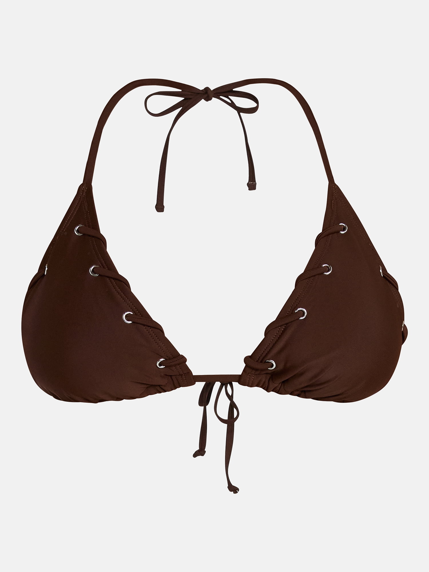 No Boundaries Triangle Bikini Top, Women's XXS-XXL