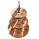 thumbnail image 3 of Soporte de madera para huevos de 3 niveles, para mesa de postres, ahorra espacio negro, 3 of 9